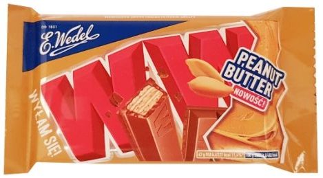 Wedel, WW Peanut Butter, baton czekoladowy z masłem orzechowym, copyright Olga Kublik