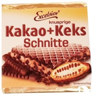 Excelsior, wafelek Kakao Keks Schnitte, copyright Olga Kublik