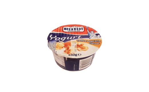 McEnnedy, jogurt Toffee Popcorn Flavour Lidl, Tydzień Amerykański, copyright Olga Kublik