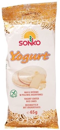Sonko, Yogurt Wafle ryżowe w polewie jogurtowej, copyright Olga Kublik