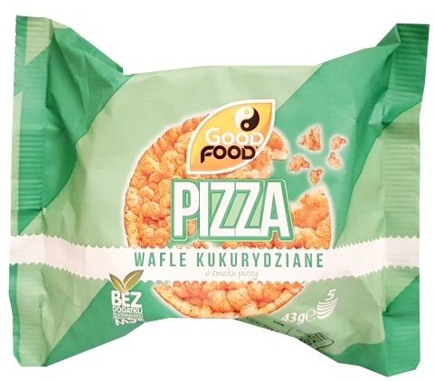 Good Food, Pizza wafle kukurydziane o smaku pizzy 43 g, copyright Olga Kublik