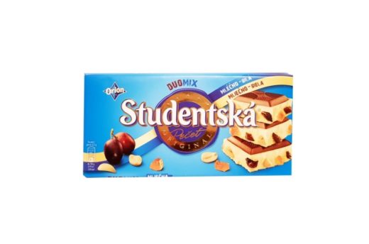 Nestle, Orion Studentska Duo Mix czekolada mleczno-biała z galaretkami, rodzynkami i orzechami, copyright Olga Kublik