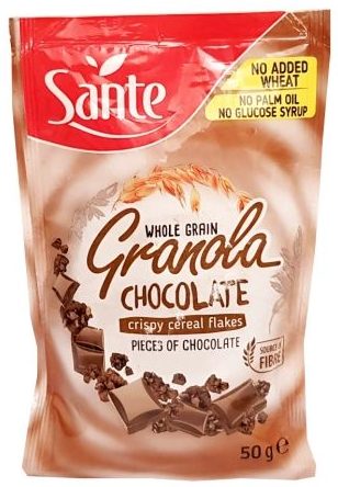Sante, Whole Grain Granola Chocolate musli z czekoladą, copyright Olga Kublik
