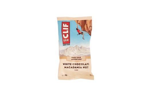 Clif Bar, Energy Bar White Chocolate Macadamia Nut, baton owsiany z białą czekoladą i orzechami makadamia, copyright Olga Kublik