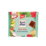 Ritter Sport, Hula Hula Kokoswaffel, mleczna czekolada kokosowa z waflem, copyright Olga Kublik