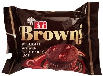 ETi, Browni Chocolate Cherry muffinka czekoladowa z wiśniami, babeczka czekoladowa nadziewana wiśniami, copyright Olga Kublik