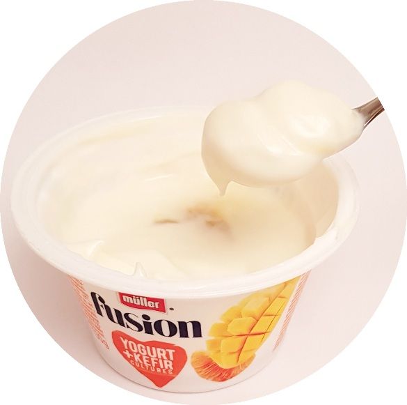 Muller, Fusion Yogurt Kefir Mango-Mandarynka, copyright Olga Kublik