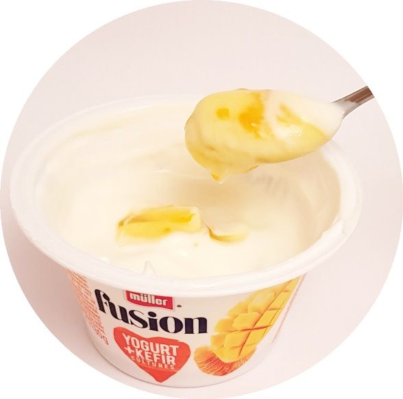Muller, Fusion Yogurt Kefir Mango-Mandarynka, copyright Olga Kublik