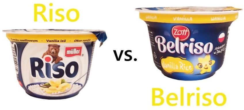 Porównanie ryżu na mleku: Muller Riso waniliowe vs. Zott Belriso waniliowe
