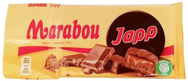 Marabou, Japp mleczna czekolada z karmelem, copyright Olga Kublik