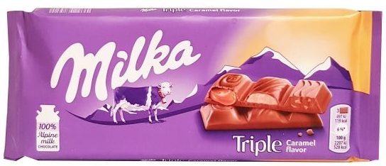 Milka, Triple Caramel Flavor, czekolada karmelowa, copyright Olga Kublik