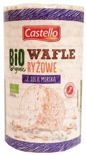 Good Food, Castello Bio Organic Wafle ryżowe z solą morską z Lidla, copyright Olga Kublik