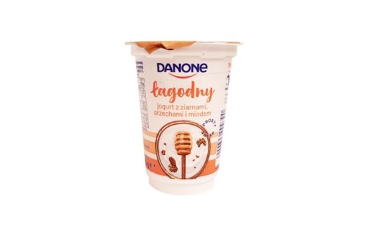Danone, Lagodny jogurt z ziarnami, orzechami i miodem, copyright Olga Kublik
