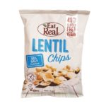 Eat Real, Lentil Chips Sea Salt Flavour wegańskie chrupki z soczewicy, copyright Olga Kublik