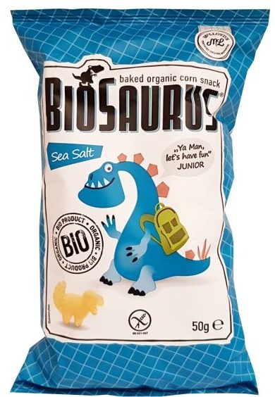 McLloyd's, BioSaurus Sea Salt ekologiczne chrupki kukurydziane solone, copyright Olga Kublik