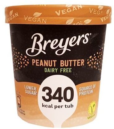 Breyers, Peanut Butter Vegan Dairy Free 340 kcal, copyright Olga Kublik