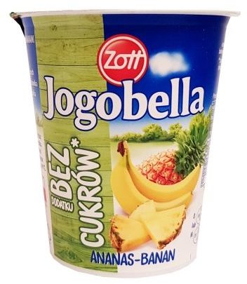 Zott, Jogobella Bez dodatku cukrów Ananas-Banan, copyright Olga Kublik