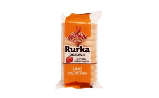 Eurowafel, Rurka bezowa o smaku karmelowym, copyright Olga Kublik