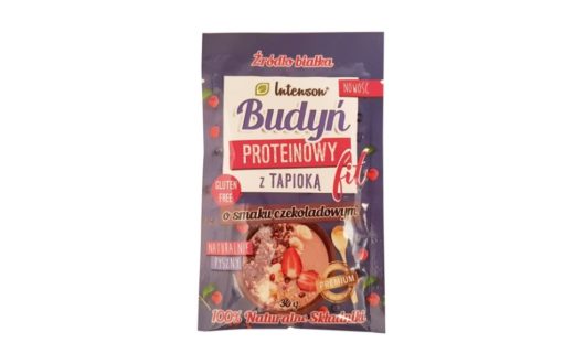 Intenson, Budyń proteinowy fit z tapioka o smaku czekoladowym, copyright Olga Kublik