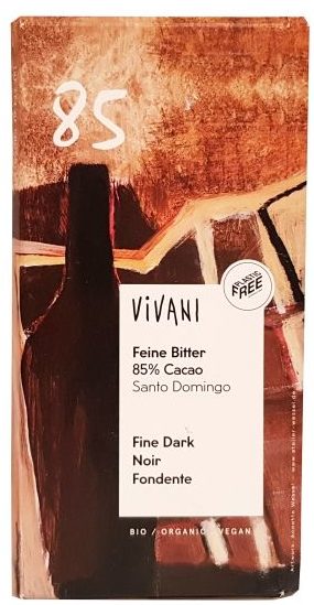 Vivani, Feine Bitter 85% Cacao Santo Domingo, ekologiczna czekolada gorzka, copyright Olga Kublik