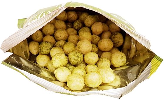Biopont, Organic rice balls Spinach leek flavoured, ekologiczne chrupki szpinakowo-porowe, copyright Olga Kublik