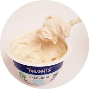 KruKam, naturalny jogurt grecki z masłem orzechowym przepis, copyright Olga Kublik