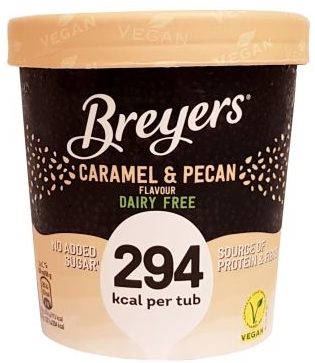 lody Breyers, Vegan Dairy Free Caramel Pecan 294 kcal, copyright Olga Kublik