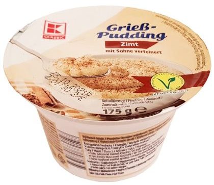 ODW Frischprodukte, Kaufland Classic Grieß-Pudding Zimt, cynamonowa kaszka manna, copyright Olga Kublik