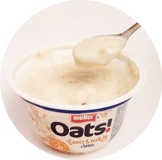 Muller, owsianka Oats oats milk classic, copyright Olga Kublik