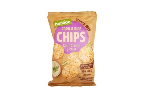 Benlian Foods, Corn & Rice Chips Sour Cream & Chive, copyright Olga Kublik