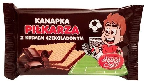 Skawa, Kanapka Piłkarza wafle z kremem czekoladowym, copyright Olga Kublik
