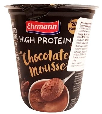 Ehrmann, High Protein Mousse Chocolate, copyright Olga Kublik