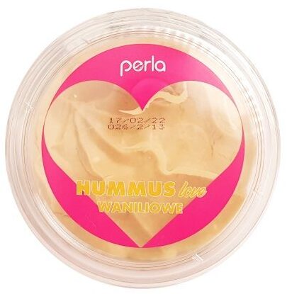 Perla, Hummus love waniliowe, hummus waniliowy z Biedronki, copyright Olga Kublik