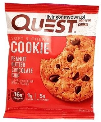 Quest Nutrition, Quest Cookie Peanut Butter Chocolate Chip ciastko proteinowe, copyright Olga Kublik