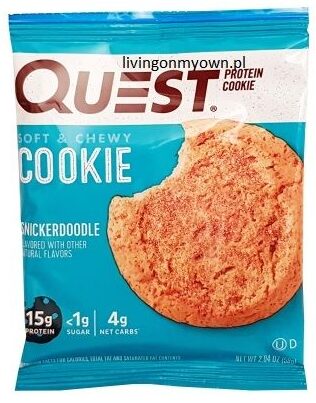 Quest Nutrition, Quest Cookie Snickerdoodle ciastko proteinowe, copyright Olga Kublik