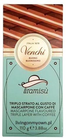 Venchi, Tiramisu włoska czekolada, copyright Olga Kublik