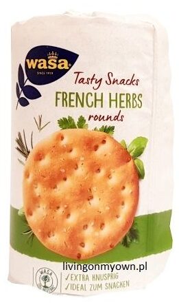 Wasa, Tasty Snacks rounds French Herbs pieczywo chrupkie, copyright Olga Kublik