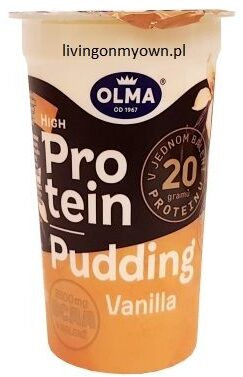 Olma, High Protein Pudding Vanilla, copyright Olga Kublik