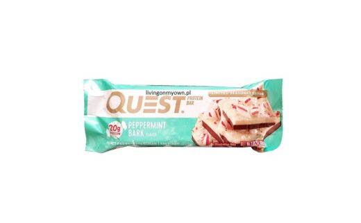 Quest Nutrition, Quest Bar Peppermint Bark baton proteinowy, copyright Olga Kublik