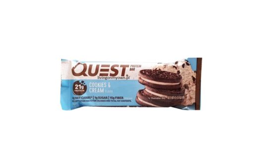 Quest Nutrition, Quest Bar Cookies & Cream baton proteinowy, copyright Olga Kublik