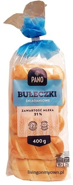Dan Cake, Pano Bułeczki śniadaniowe mleczne Biedronka, copyright Olga Kublik