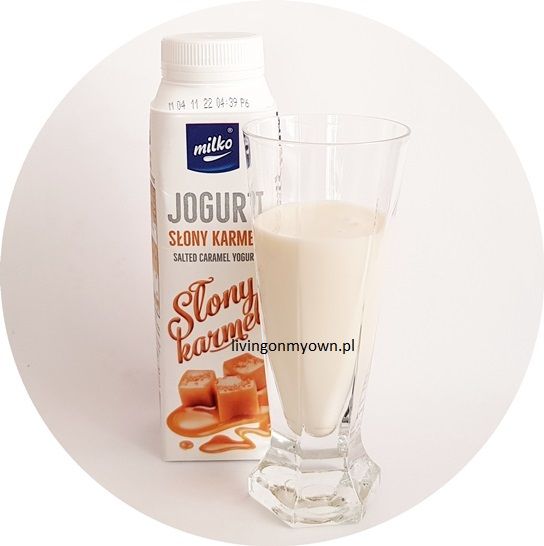 Mlekpol, Milko Jogurt Słony karmel jogurt pitny, copyright Olga Kublik