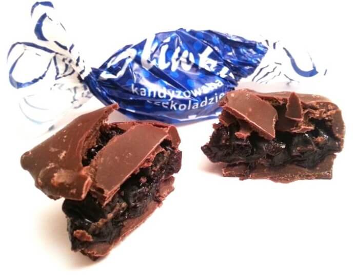 Śliwka kandyzowana w czekoladzie Luximo Premium