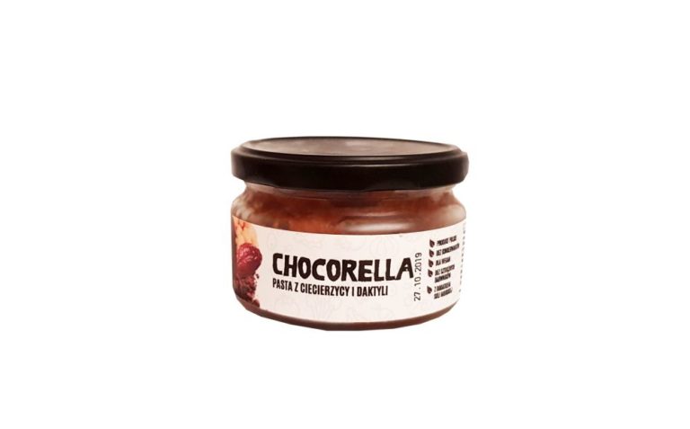 Vega Up, Chocorella pasta z ciecierzycy i daktyli, copyright Olga Kublik