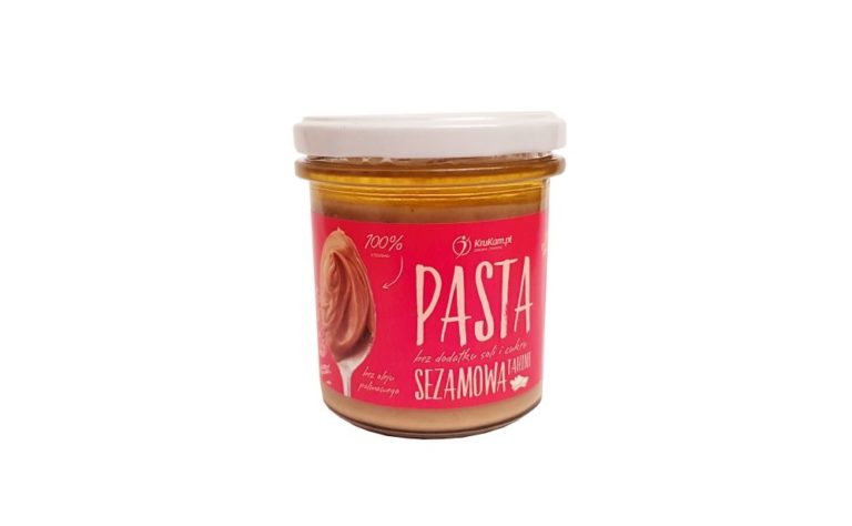 KruKam, Pasta sezamowa tahini bez dodatku soli i cukru, copyright Olga Kublik