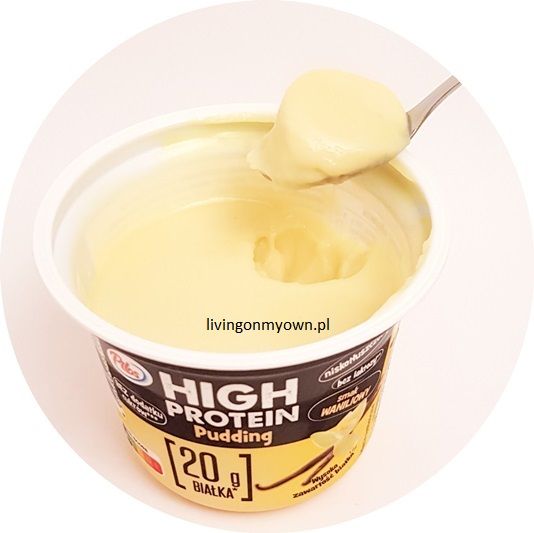 Fude Serrahn Milchprodukte, Pilos High Protein Pudding waniliowy Lidl, copyright Olga Kublik