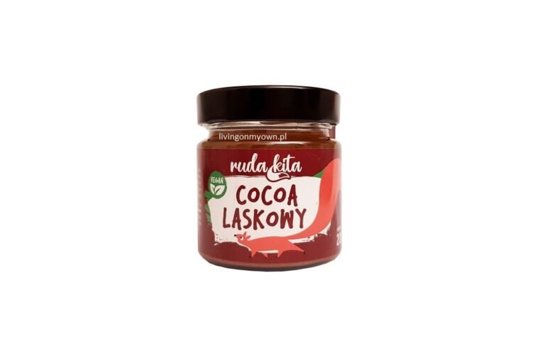 Ruda Kita, Cocoa laskowy pasta orzechowo-kakaowa, copyright Olga Kublik