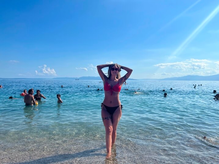 Chorwacja plaża Rijeka 2023