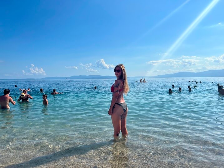 Chorwacja plaża Rijeka 2023