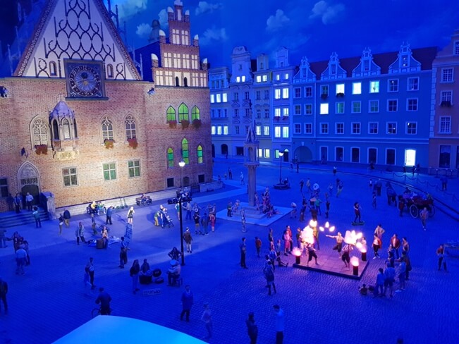 Makieta kolejowa Wrocław Sky Tower